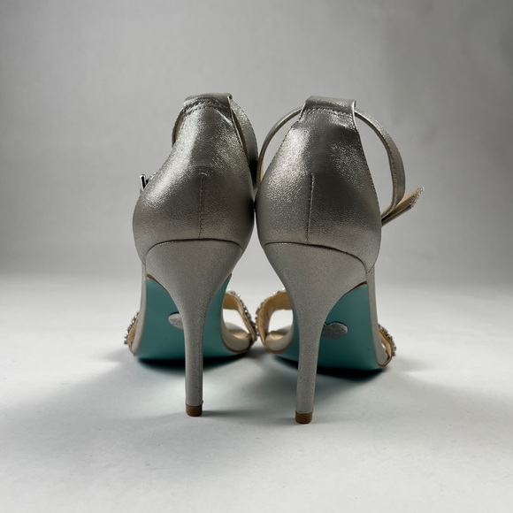 Betsey Johnson GINA Women's Stiletto Heels - Silver - Picture 16 of 16